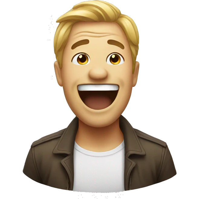 Laughed emoji