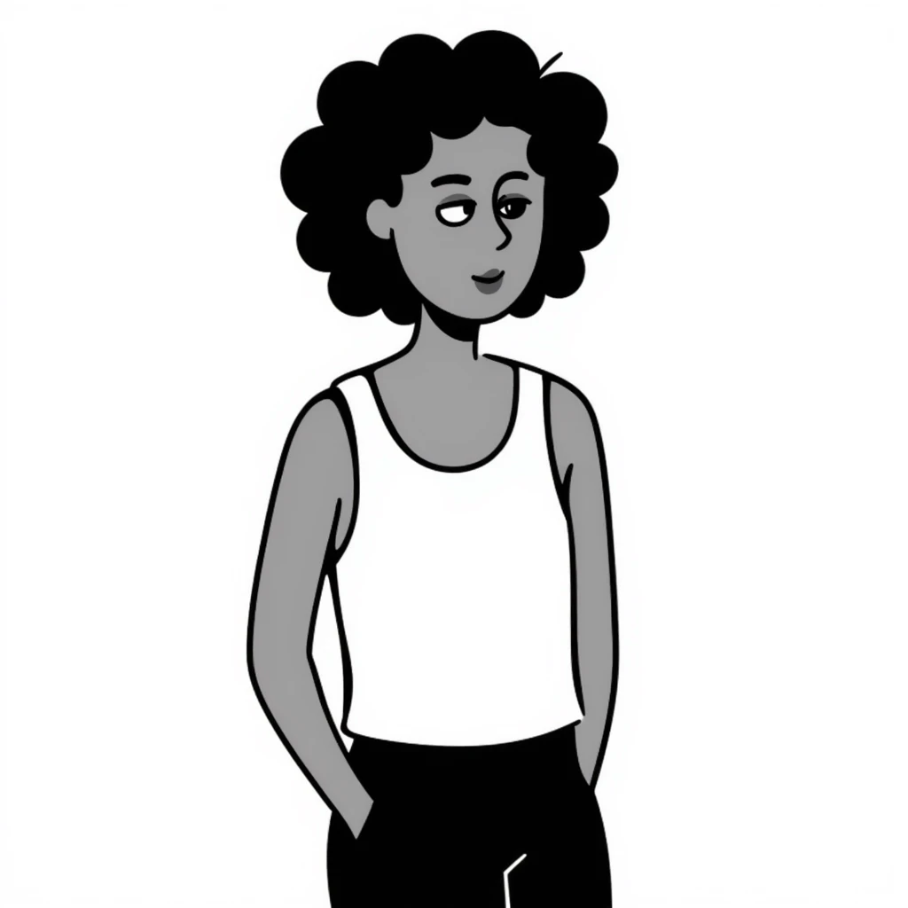 Jamaican woman giving the side eye emoji