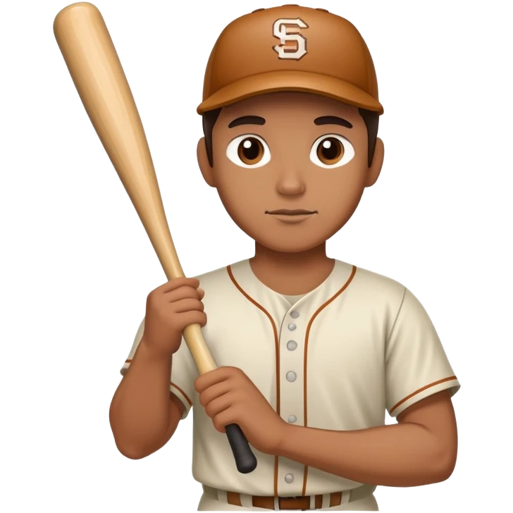 baseball player holding bat emoji