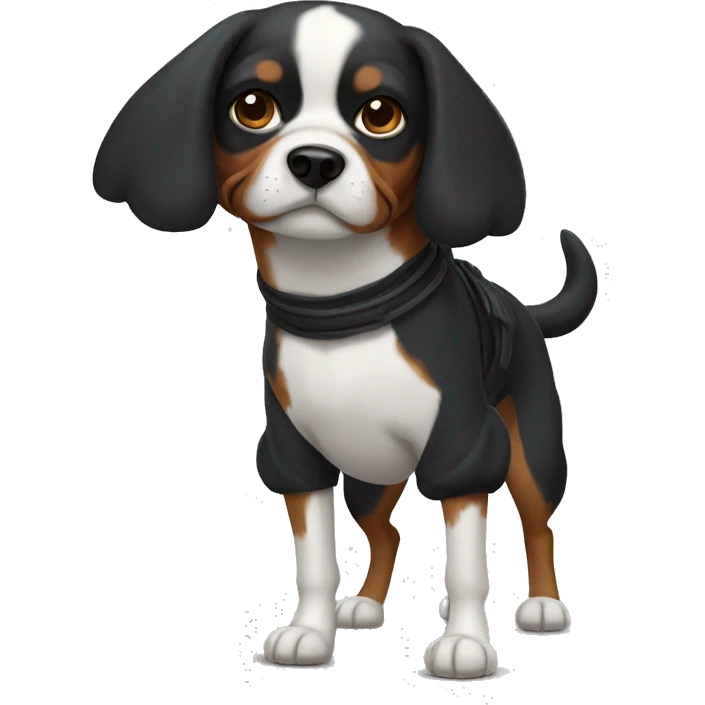 Ninja cavalier dog emoji