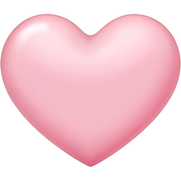 Light pink heart emoji