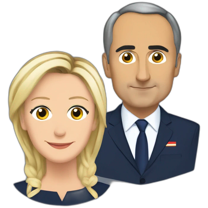 Marine le pen et zemmour emoji