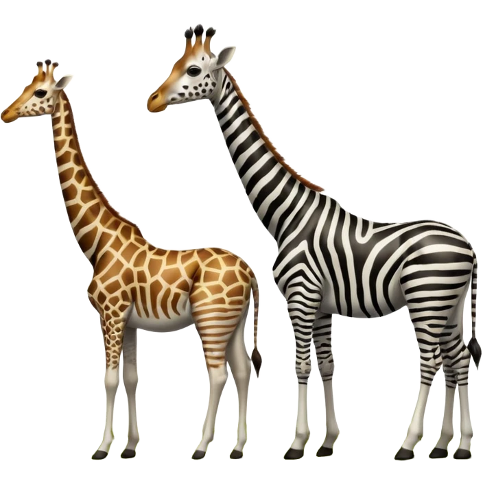 zebra giraffe emoji