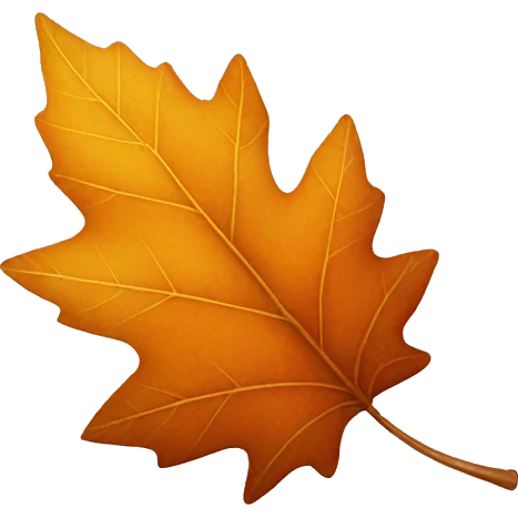 Fall leaf  emoji