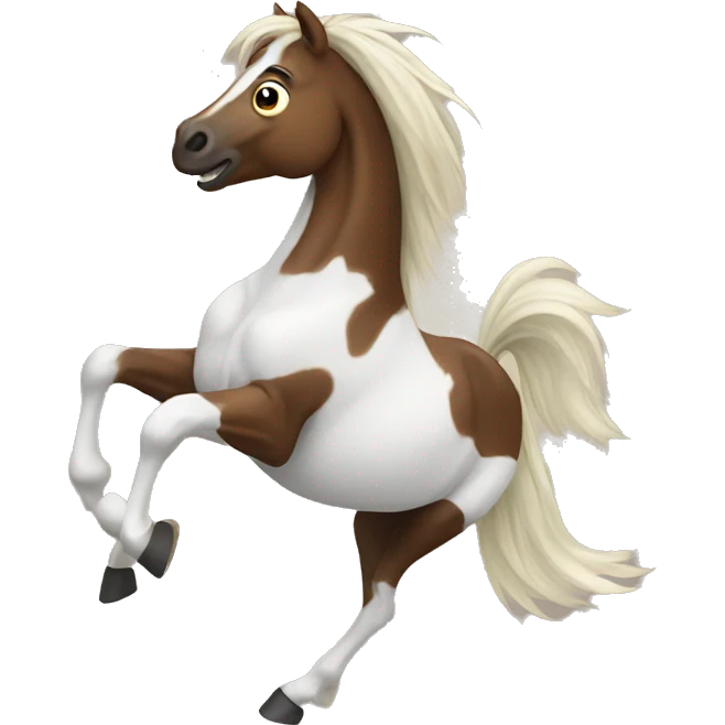 Horse dancing emoji