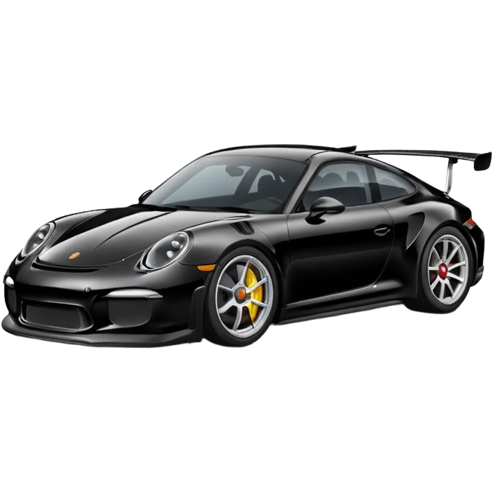 black porsche gt3 emoji