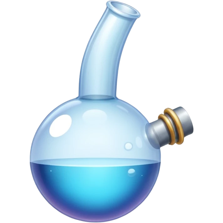 Bubble pipe made of quartz emoji