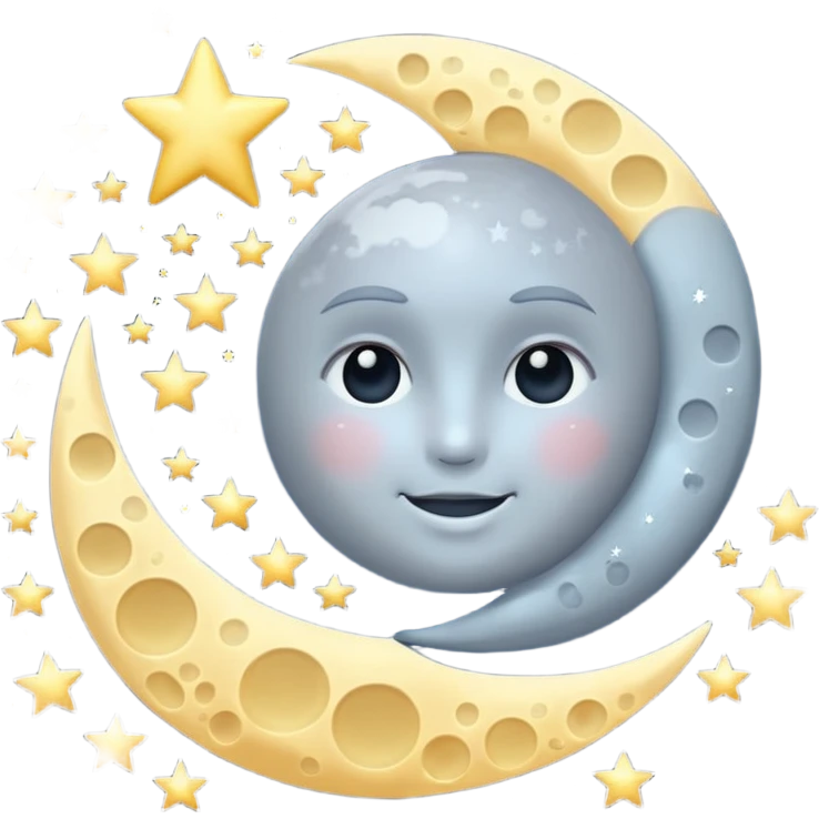 moon and stars emoji