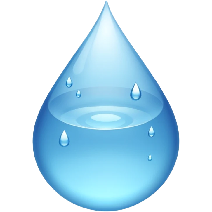water drop emoji