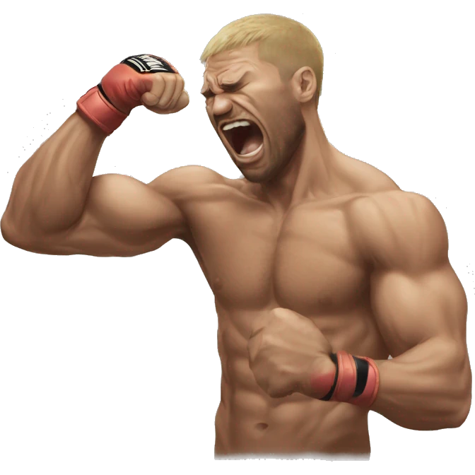 mma fighter facepalm scream emoji