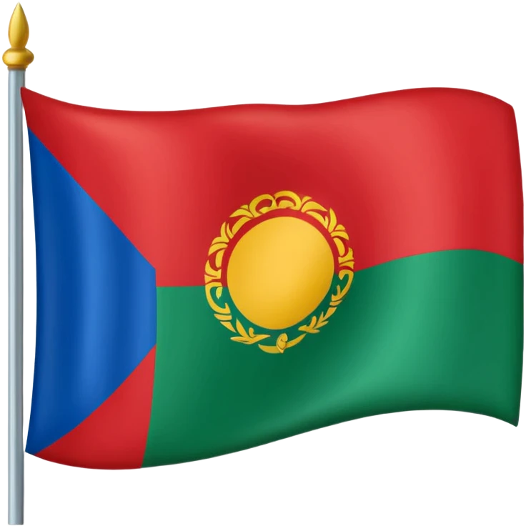 Цыганский флаг Эмодзи emoji