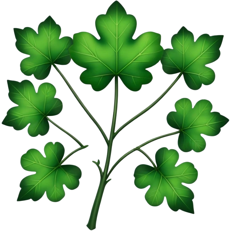 Trebol de 5 hojas de black clover emoji