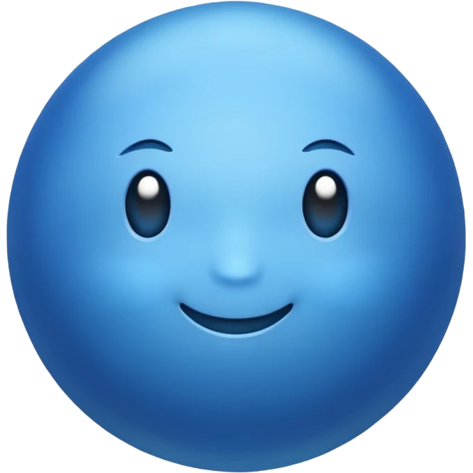 blue emoji