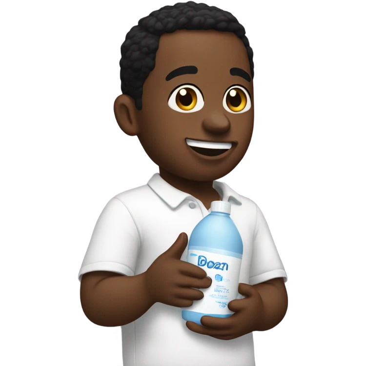 diddy holding a bottle of baby lotion emoji