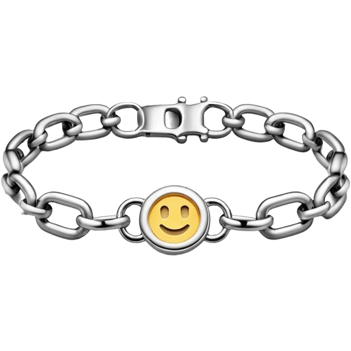 silver nomination bracelet  emoji
