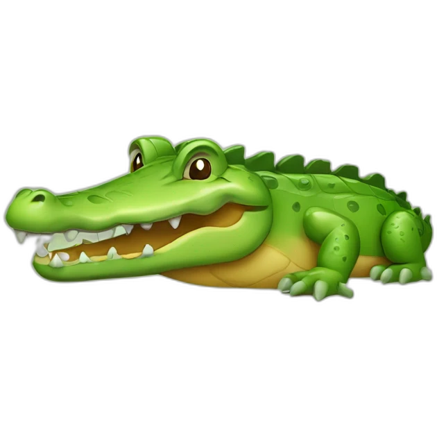 Crocodile sur souris emoji