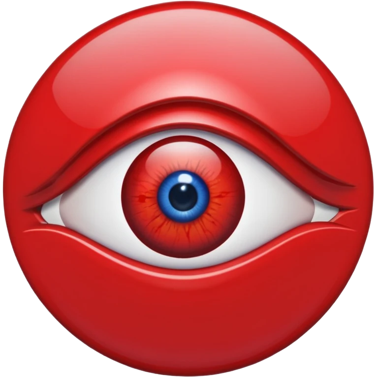evil eye symbol red emoji