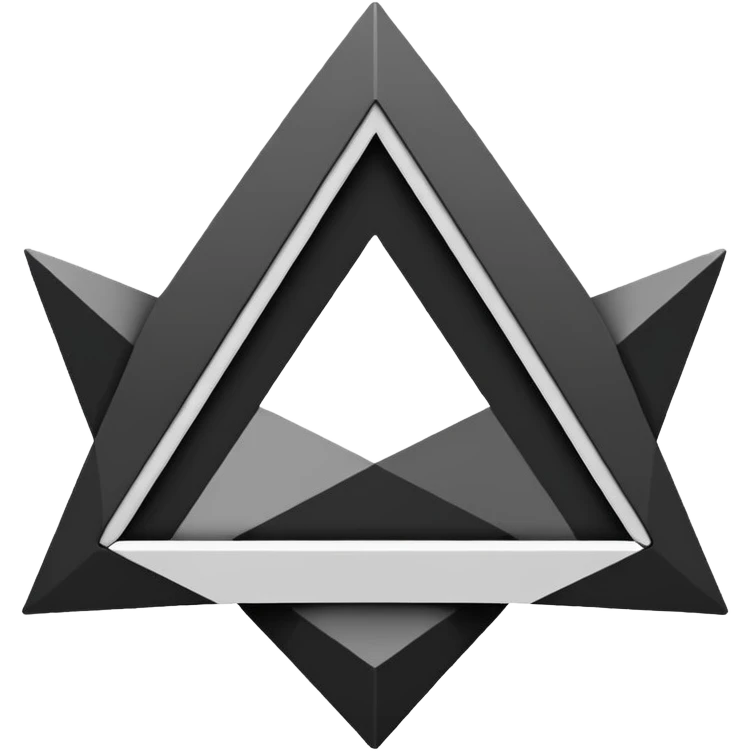 X black and white emoji