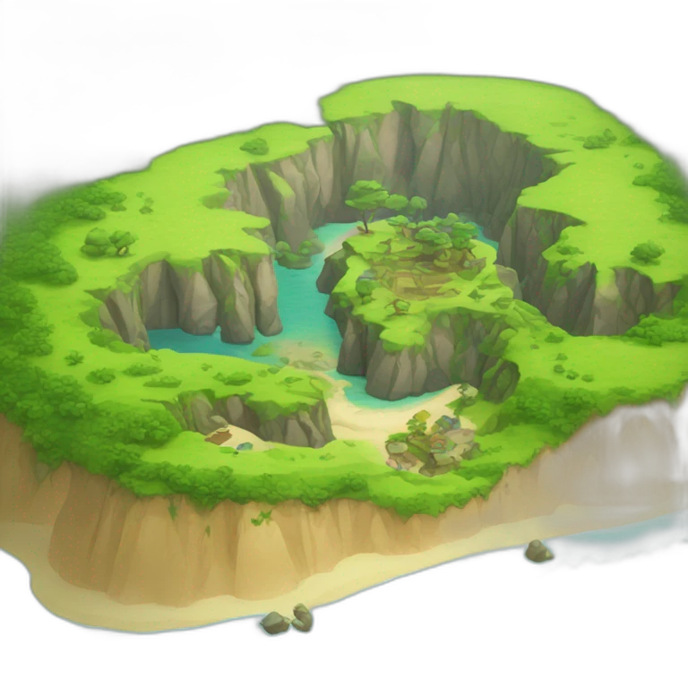 Île déserte emoji
