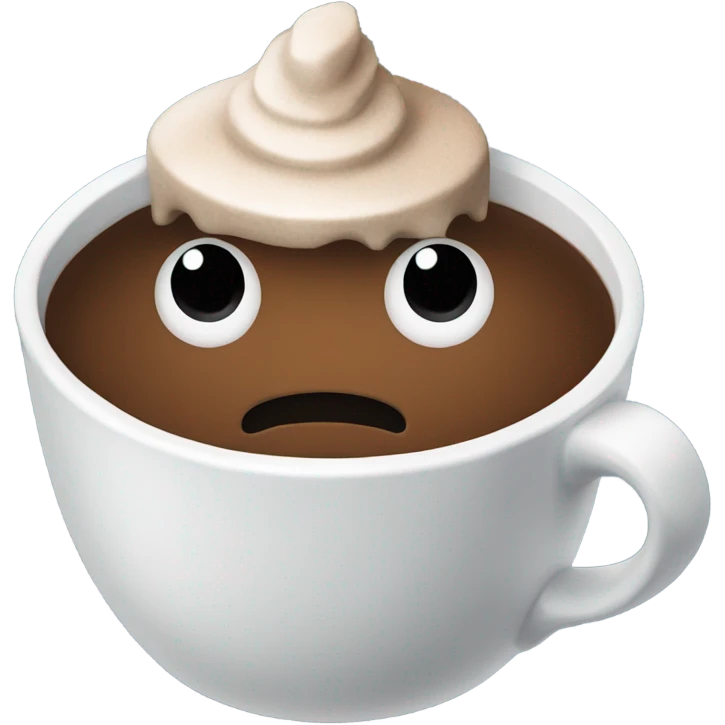 A cup have hot chocolate  emoji
