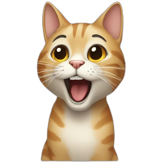 cat singing emoji