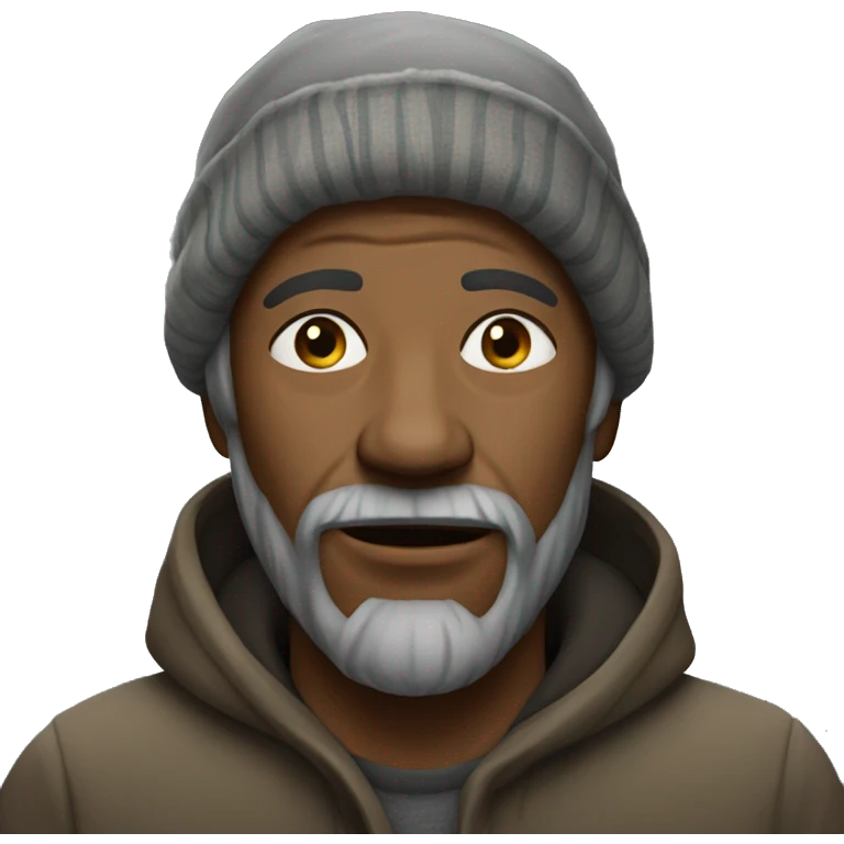 Homeless man  emoji