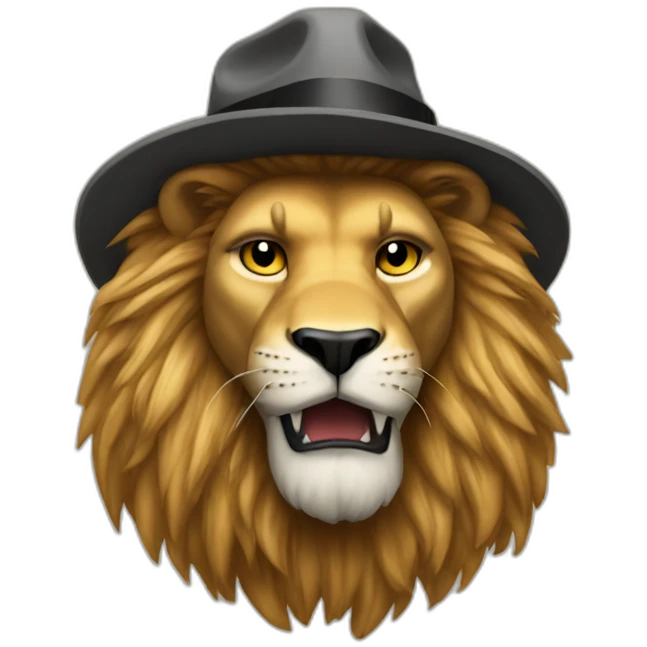 Mafia lion emoji