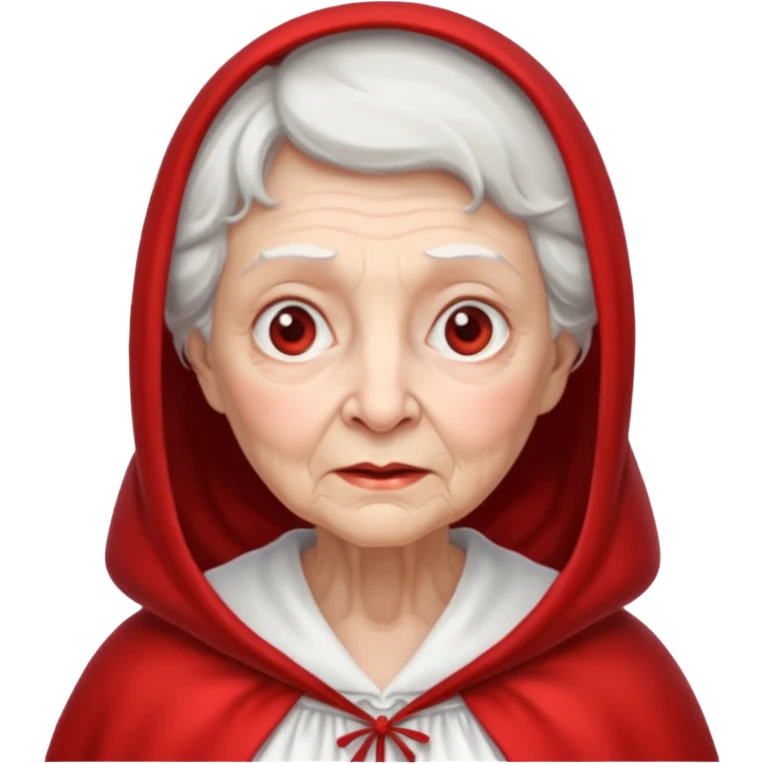 The Grandmother in the fairy tale Little Red Riding Hood emoji