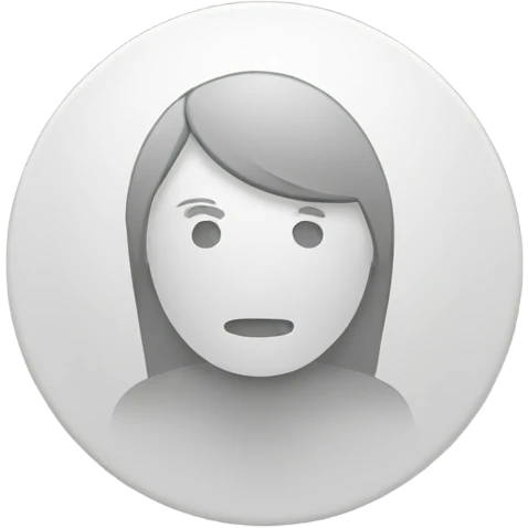 A circular icon designed as an emoji, featuring a single drawing and minimal elements, to represent a task that has been started emoji