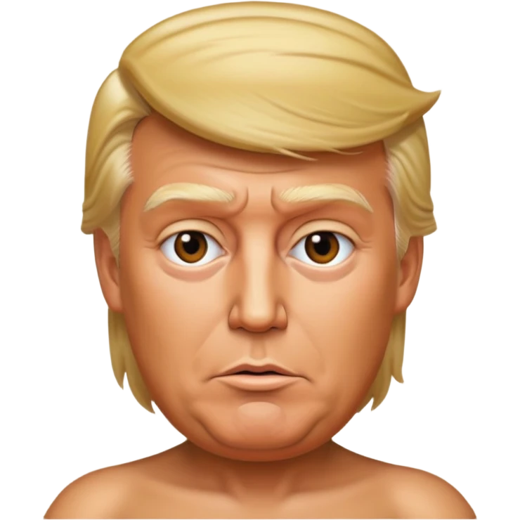 naked trump emoji