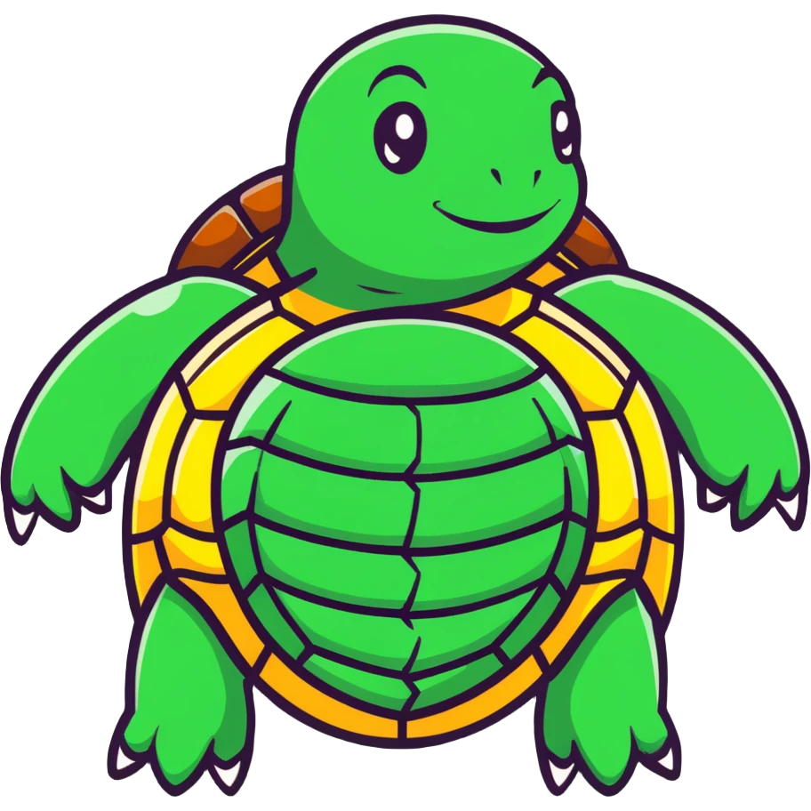 powerful turtle god with cosmic shell emoji