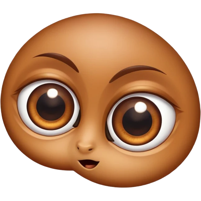 two big eyes side by side, playful and expressive emoji
