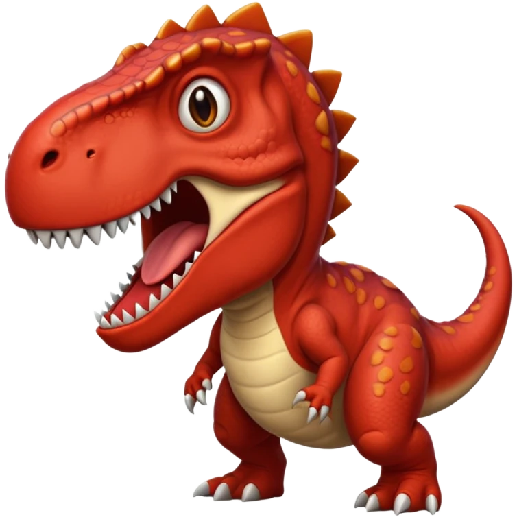 red t-rex emoji