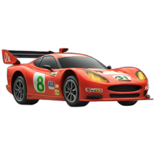 Race car emoji