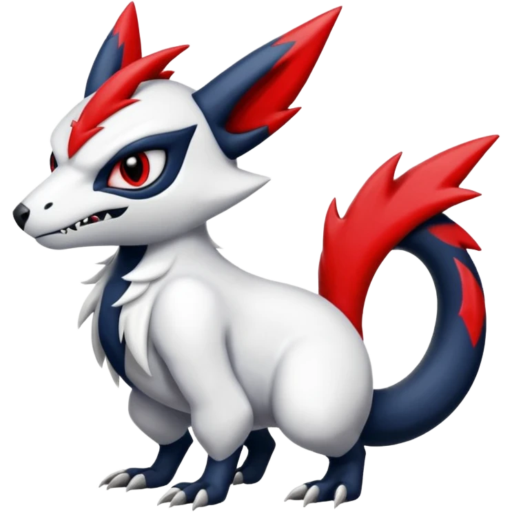 Zangoose-Salandit-Absol-fusion emoji
