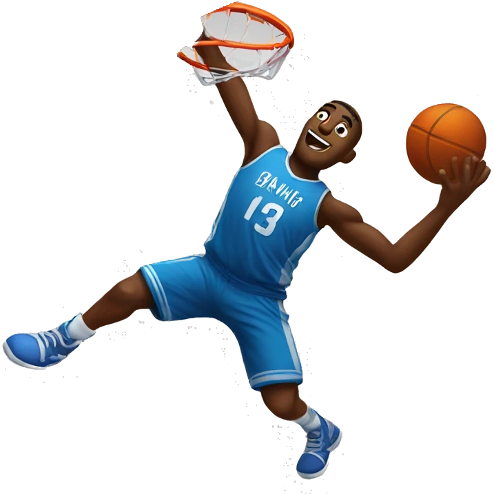 basketballer dunking emoji