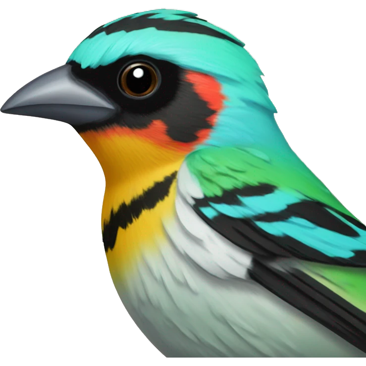 Stripe-headed Tanager  emoji