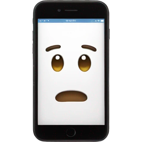 face in a cellphone emoji