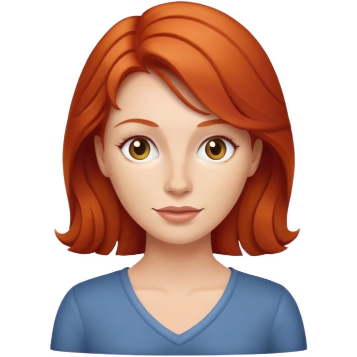 A redhead mom emoji