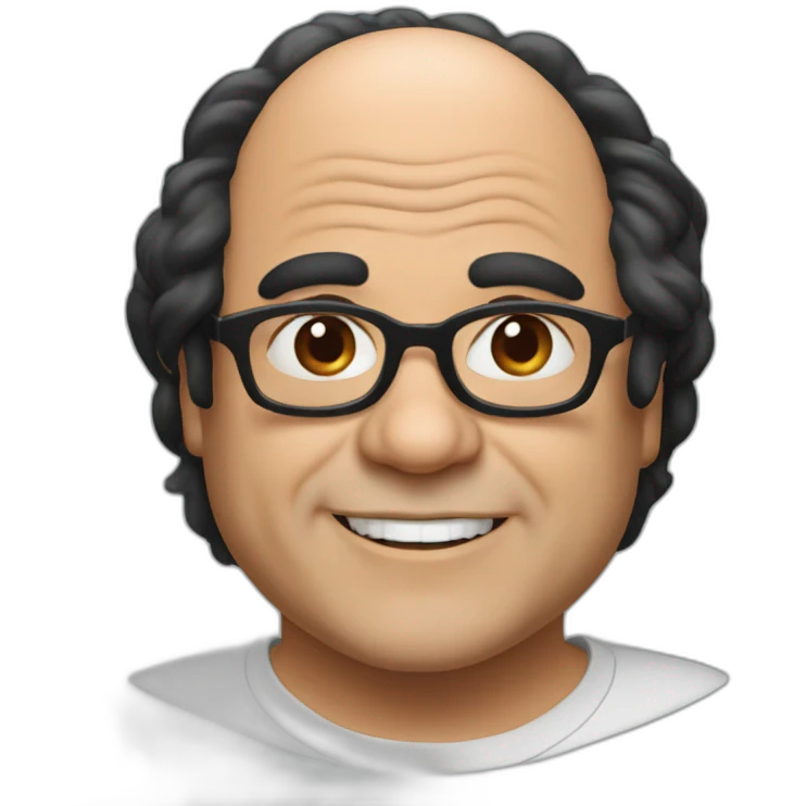 danny devito black hair emoji