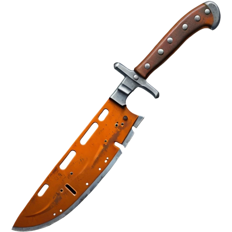 a big machete from the Friday the 13th movie emoji