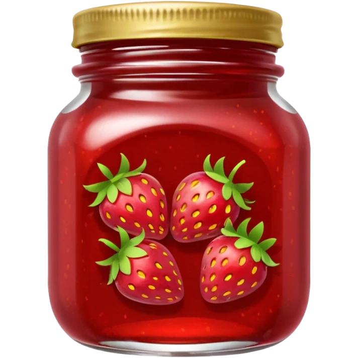 Strawberry jam emoji