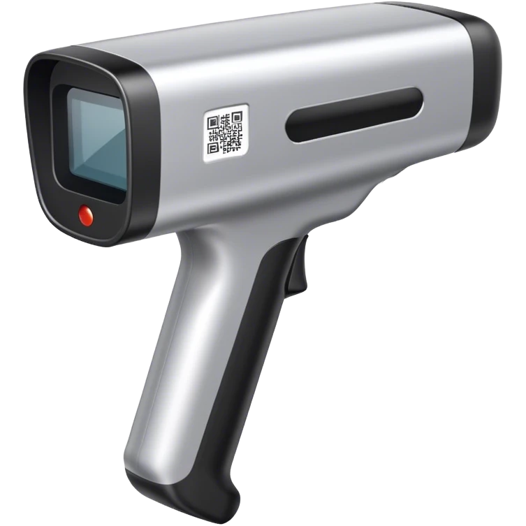 simple barcode reader reading a qr emoji