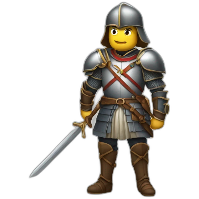 Chevalier croisé emoji