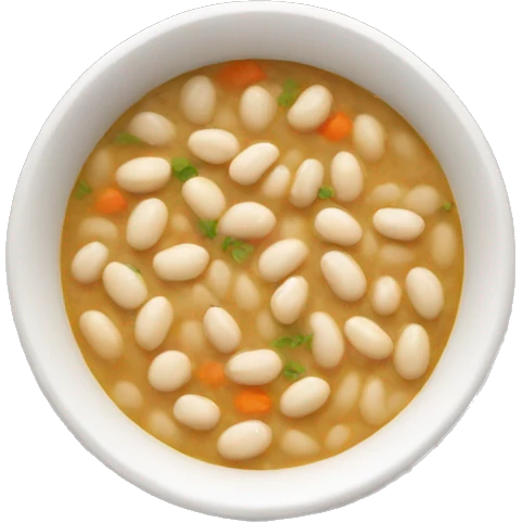 white bean soup emoji