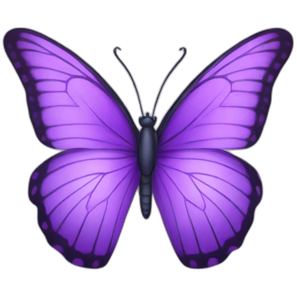 purple butterfly emoji