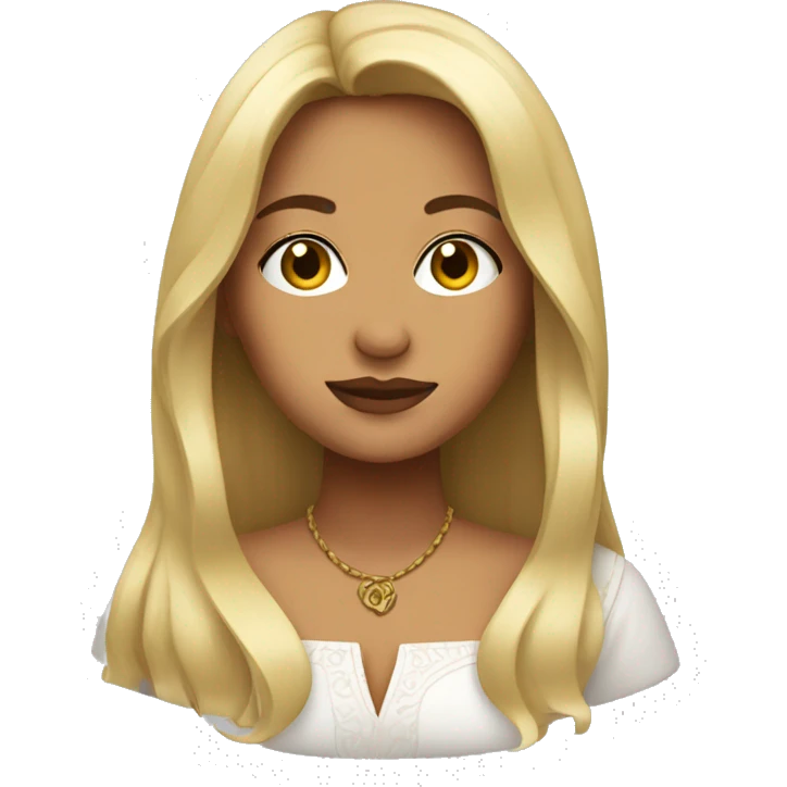 gitana rubia emoji
