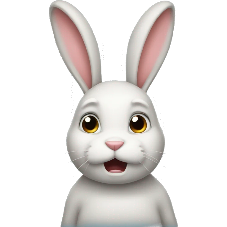 bunny unhappy emoji