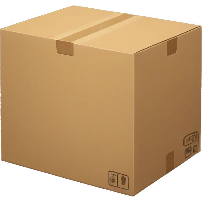 Moving box crate emoji