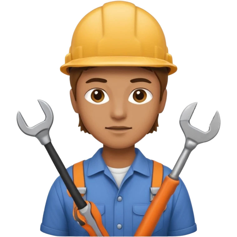 Repairs and Maintenance, holding tool emoji